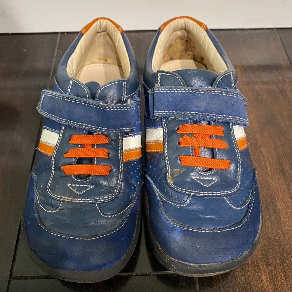 SEE KAI RUN LEATHER SNEAKERS - SZ 13
